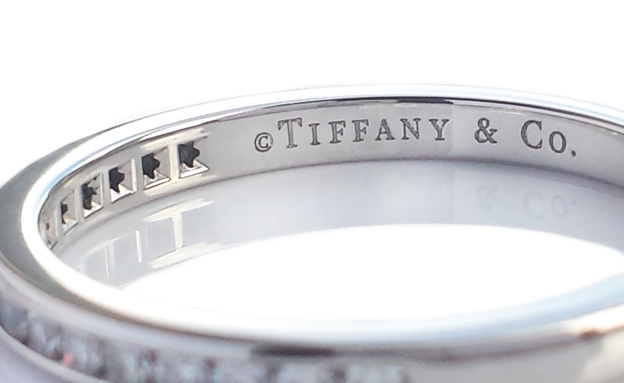 Tiffany & Co. 0.17ct 2mm Channel Set Diamond Wedding Band