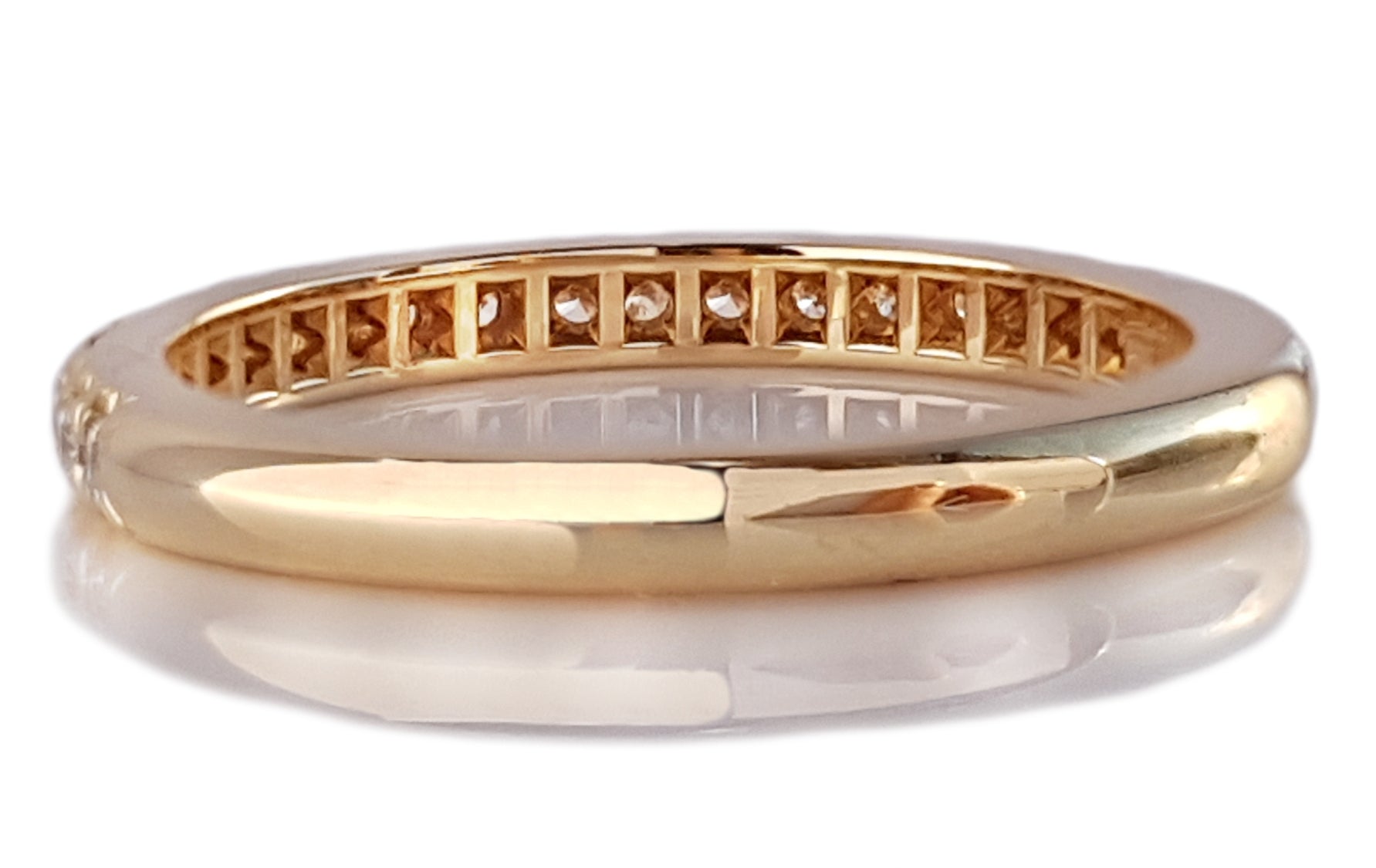 Tiffany & Co. 0.17ct Diamond 18k Gold Soleste Half Wedding Ring