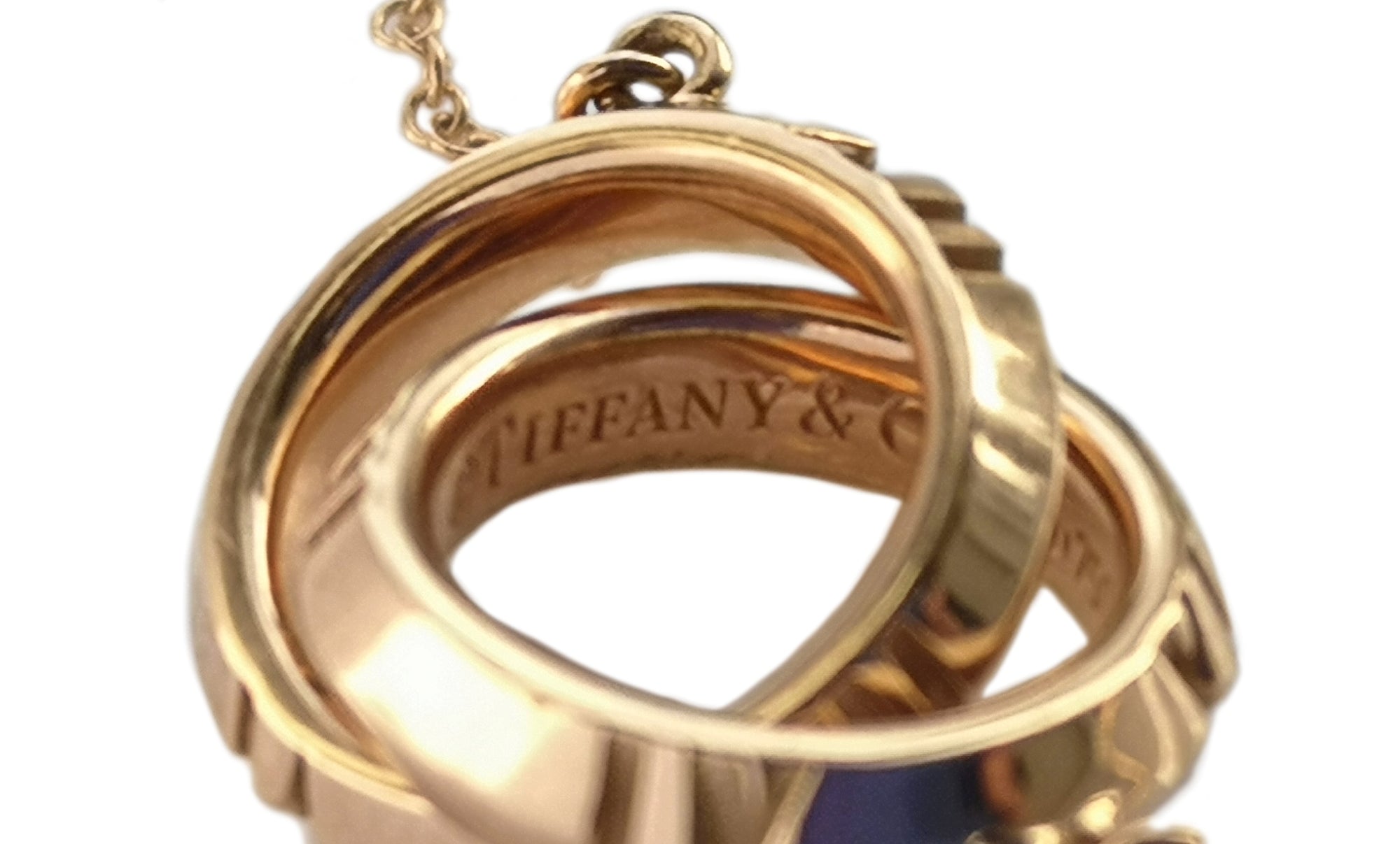 Tiffany & Co. Atlas® X Closed Interlocking Pendant, in 18k Rose Gold