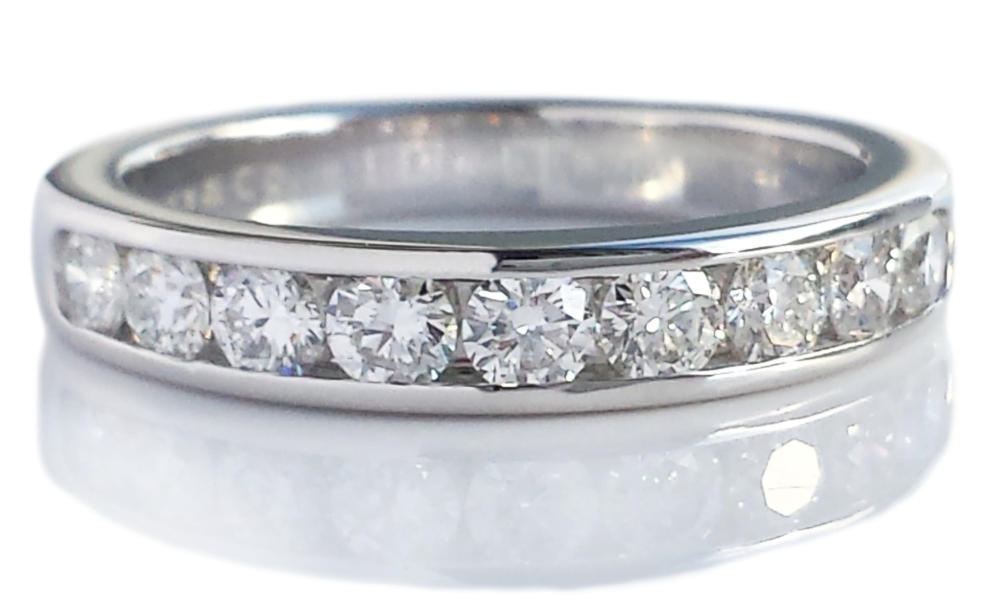 Tiffany & Co. 0.81ct 3.9mm Channel Set Diamond Wedding Band