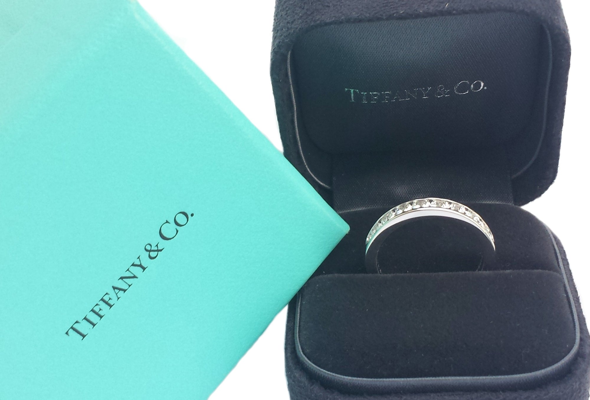 Tiffany & Co. Round Brilliant .81ct 3.9mm Channel Set Wedding Band