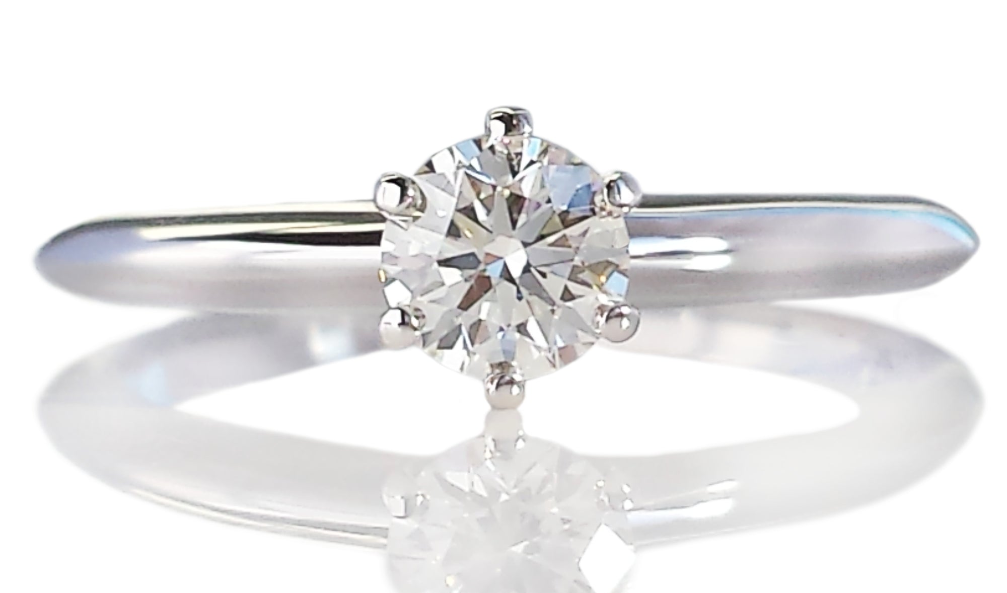 Tiffany .40ct I/VS2 Round Brilliant Diamond Engagement Ring