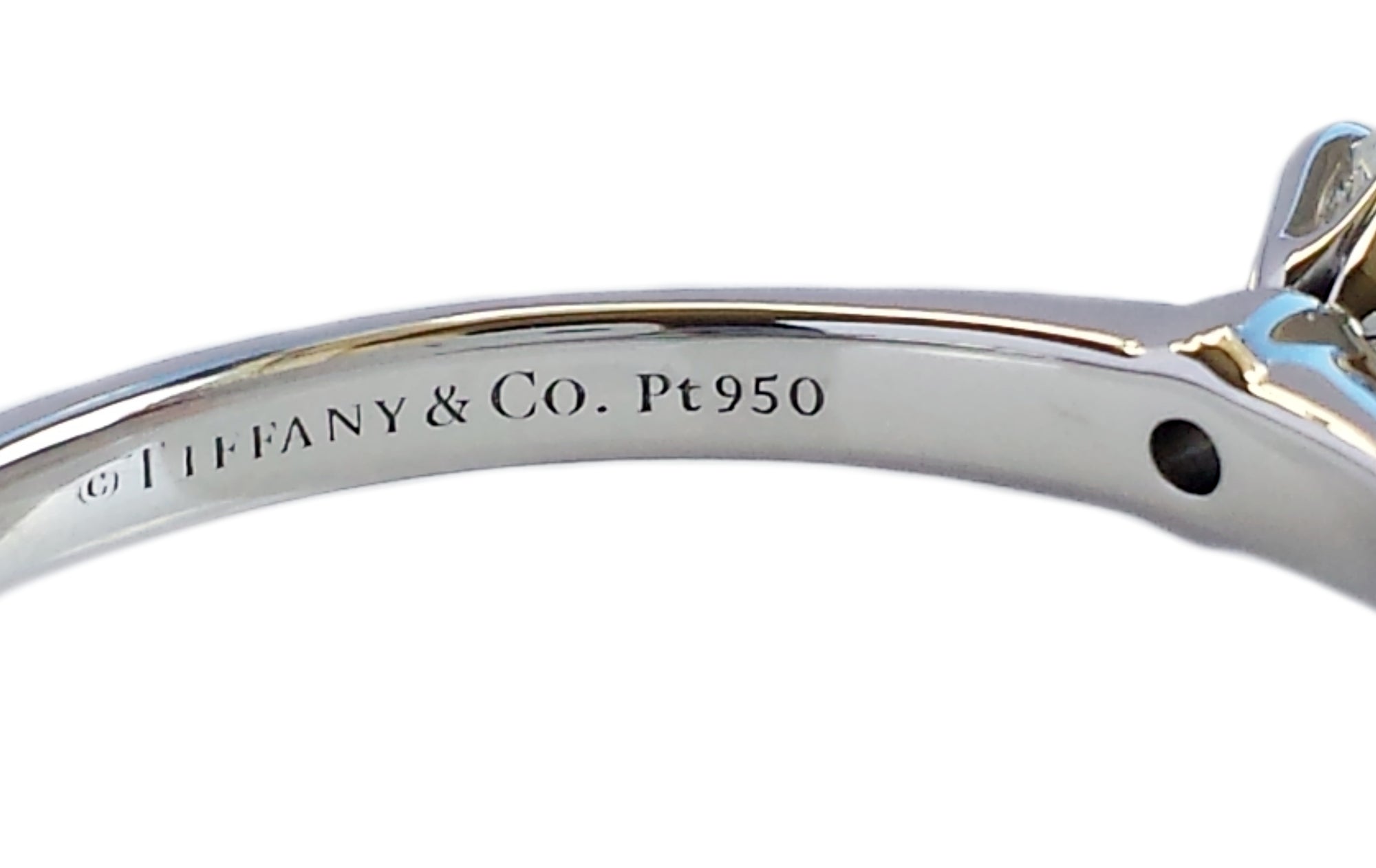 Tiffany & Co. 0.50ct H/SI1 Triple XXX Round Brilliant Diamond Engagement Ring