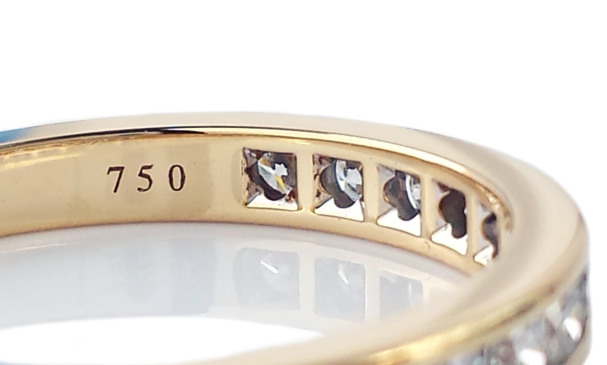 Tiffany & Co 3mm .33ct Diamond Channel Set 750 Wedding Band