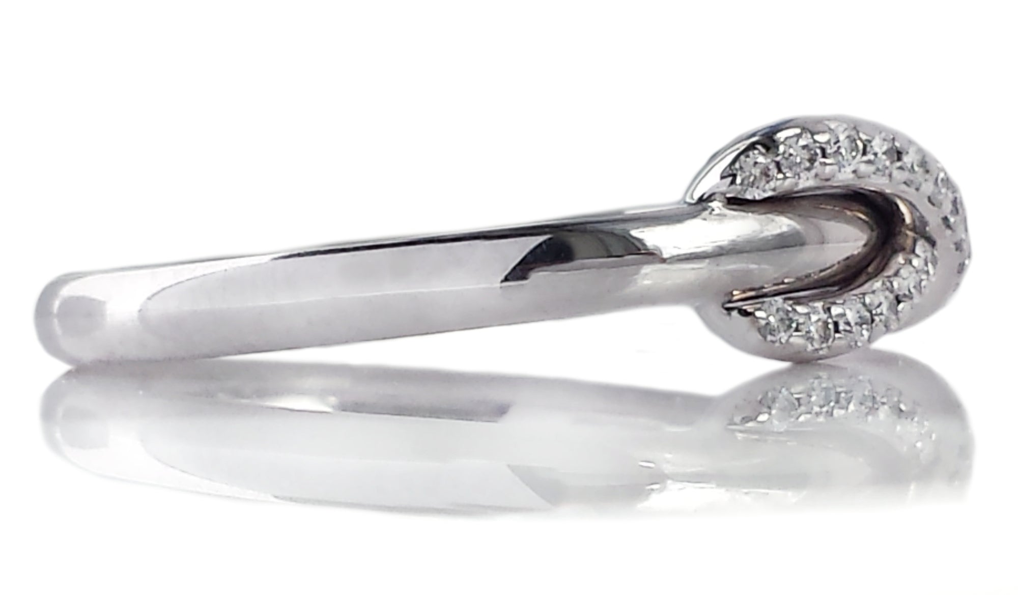 Tiffany & Co Infinity Diamond Ring 750 SZ O 1/2