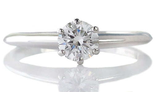 Tiffany & Co. 0.45ct G/VS1 Round Brilliant Cut Engagement Ring