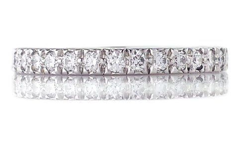 Tiffany & Co Novo 0.23ct Half Circle Wedding Band Ring