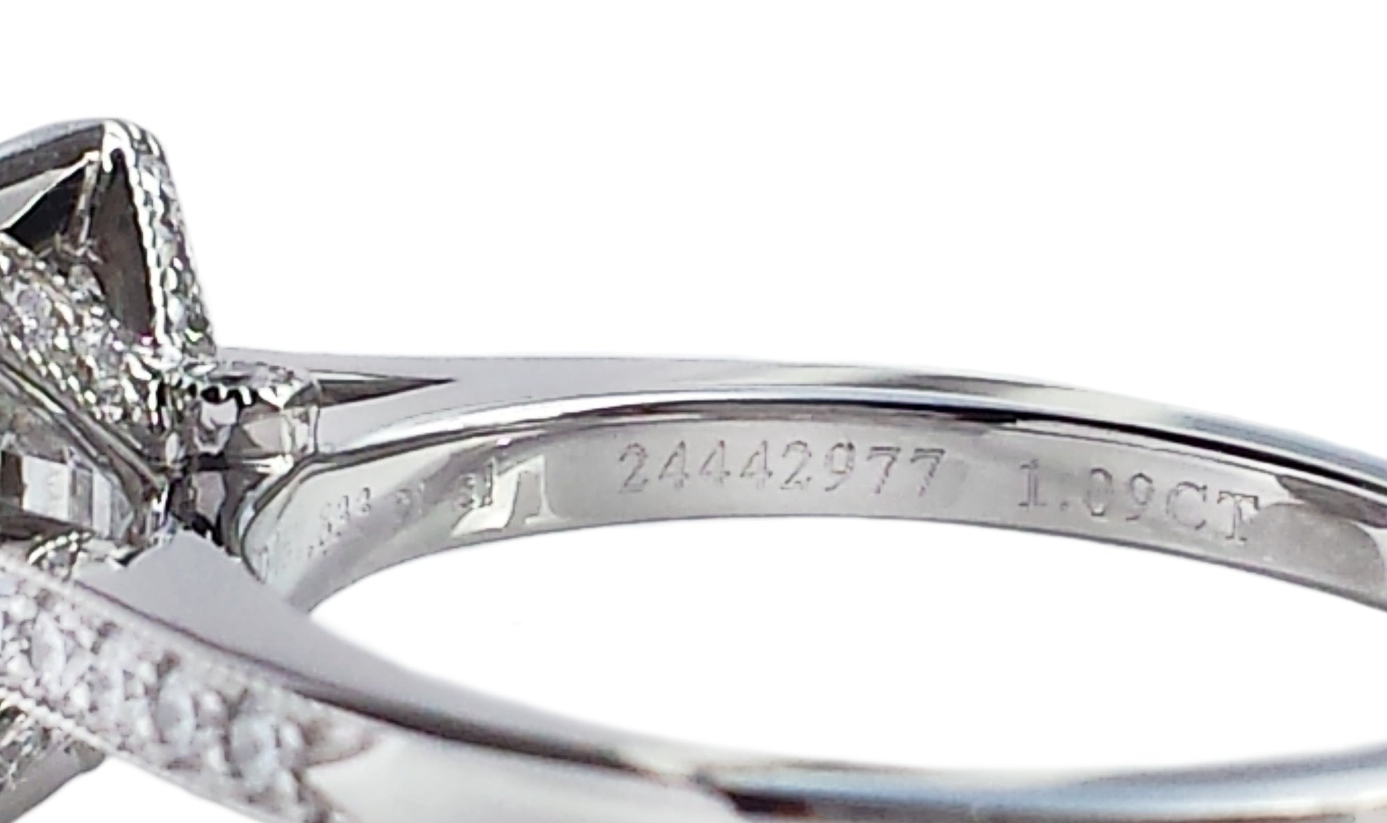 Tiffany & Co. 1.42tcw D/IF Legacy Diamond Engagement Ring