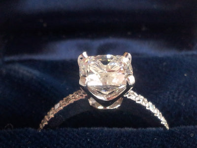 Tiffany & Co 18K Rose Gold Harmony Diamond Ring With Side Diamonds RRP$4150  | eBay