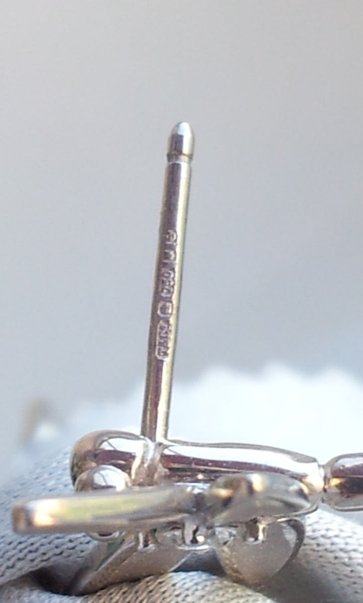 Tiffany & Co. Dragonfly 18k white gold diamond earrings