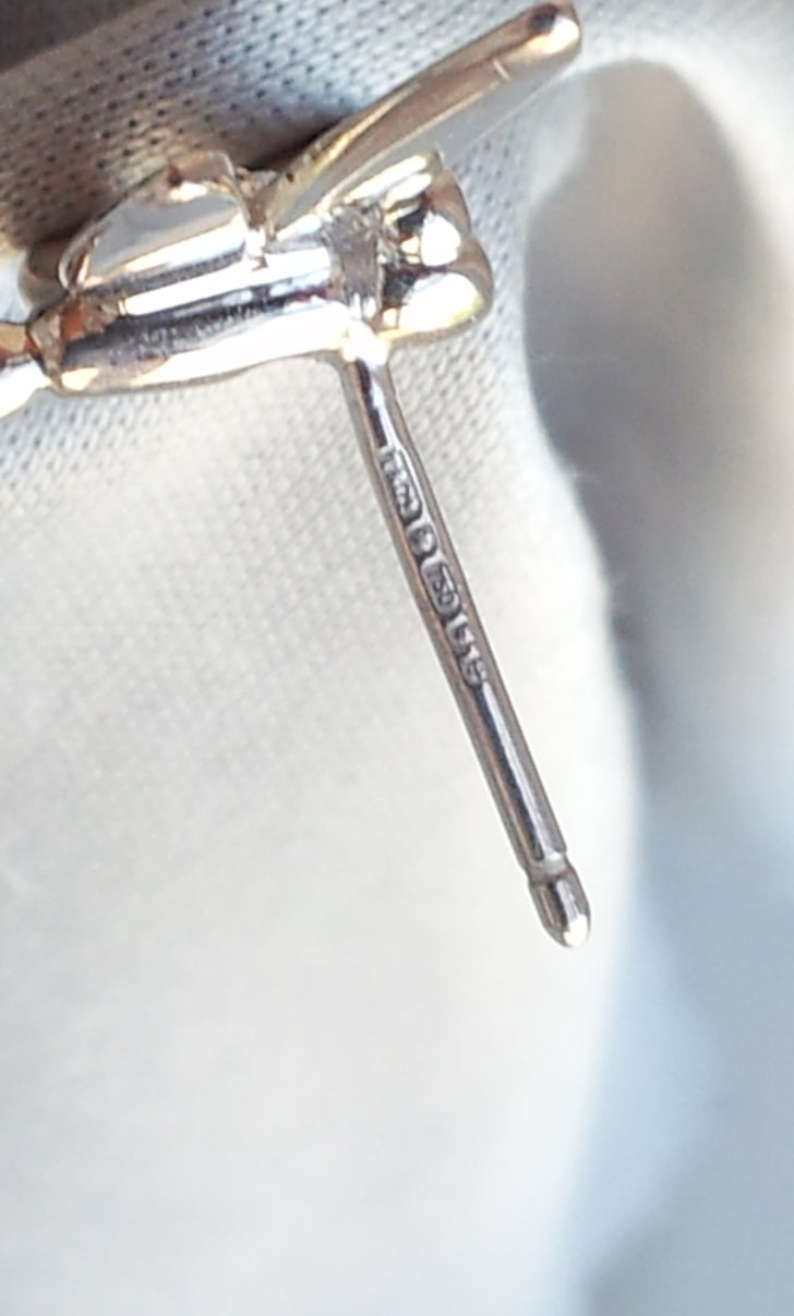 Tiffany & Co. Dragonfly 18k white gold diamond earrings