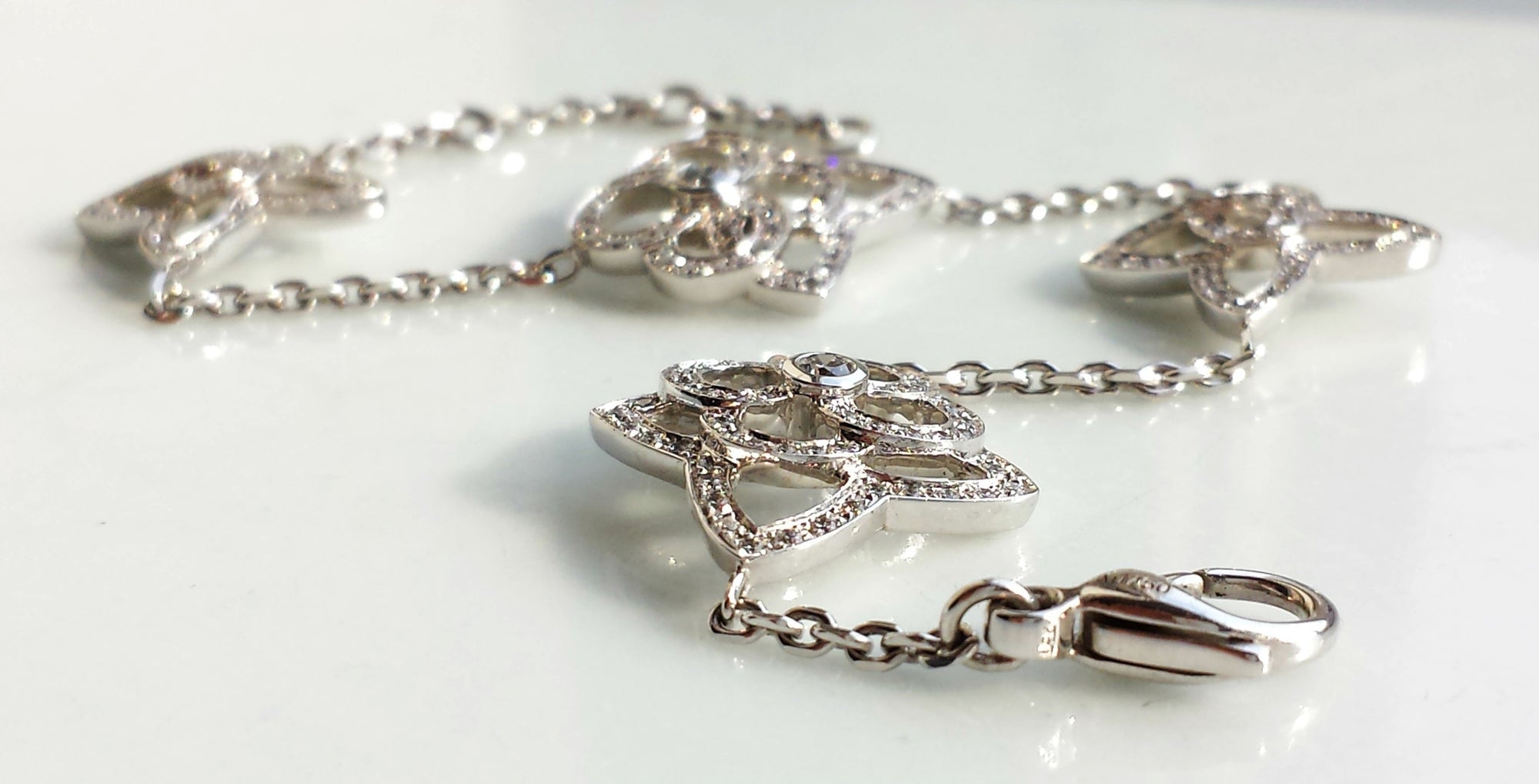 Louis Vuitton 'Les Ardentes' Bracelet with 190 Diamonds