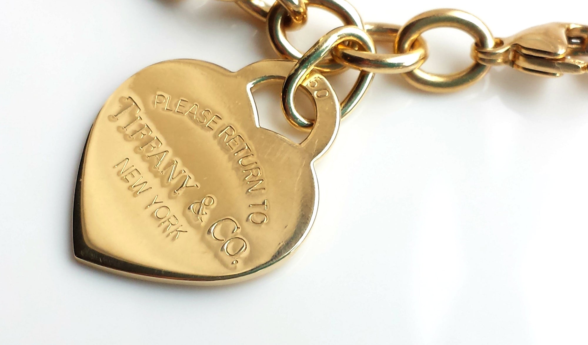Tiffany & Co Return to Tiffany Heart Padlock Necklace Pendant Chain Gift  Love