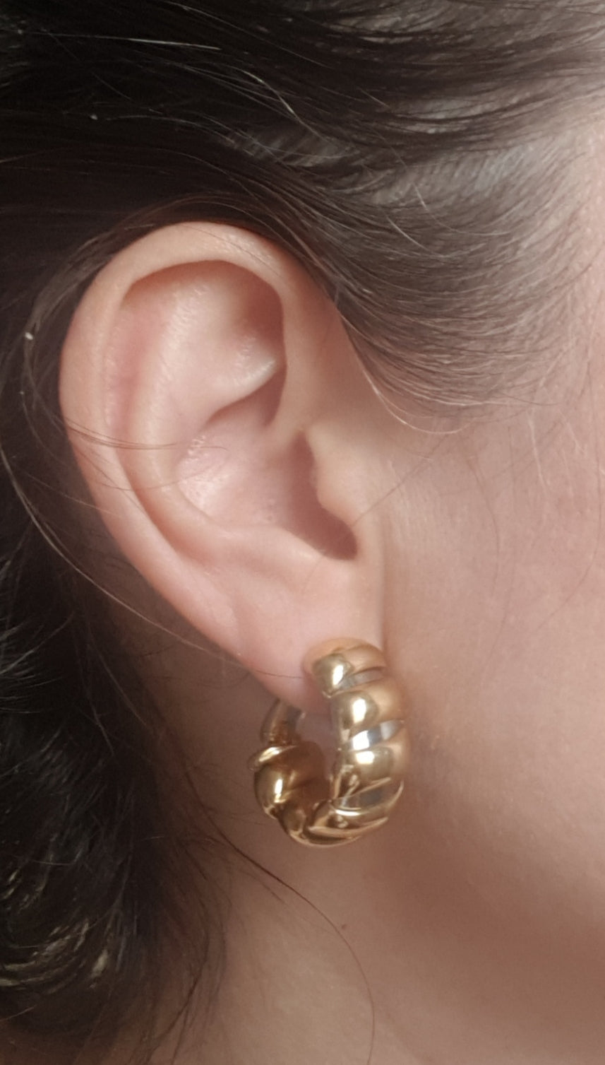 Gold Aztec Earrings – Fiorina Jewellery