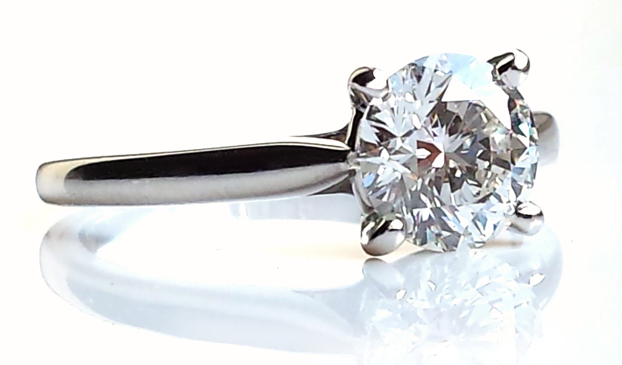Cartier 1.22ct F/VS1 1895 Solitaire Diamond Engagement Ring