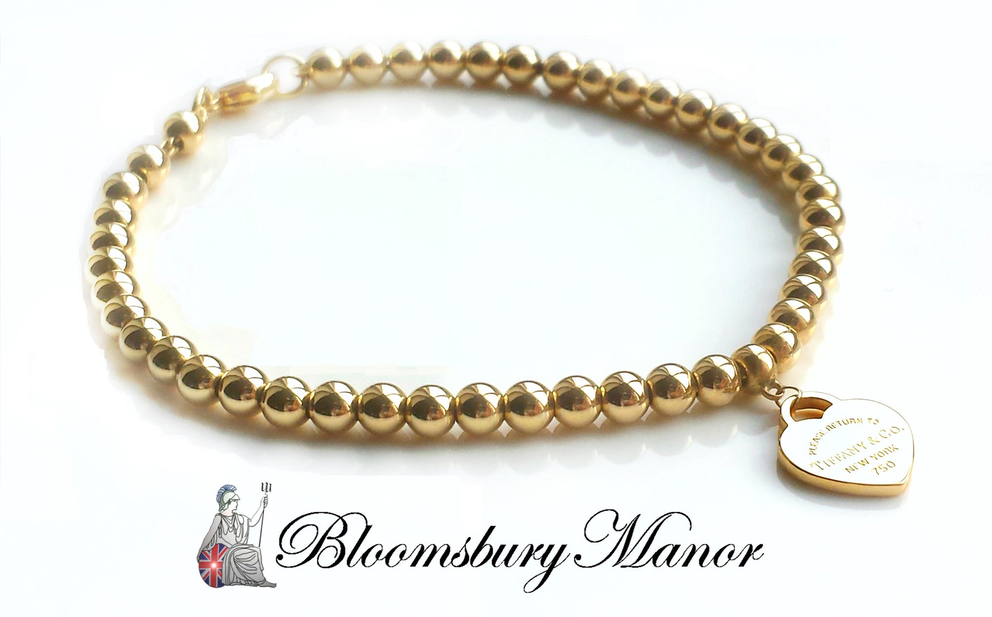 18k gold beads bracelet, Women's Fashion, Jewelry & Organizers, Bracelets  on Carousell