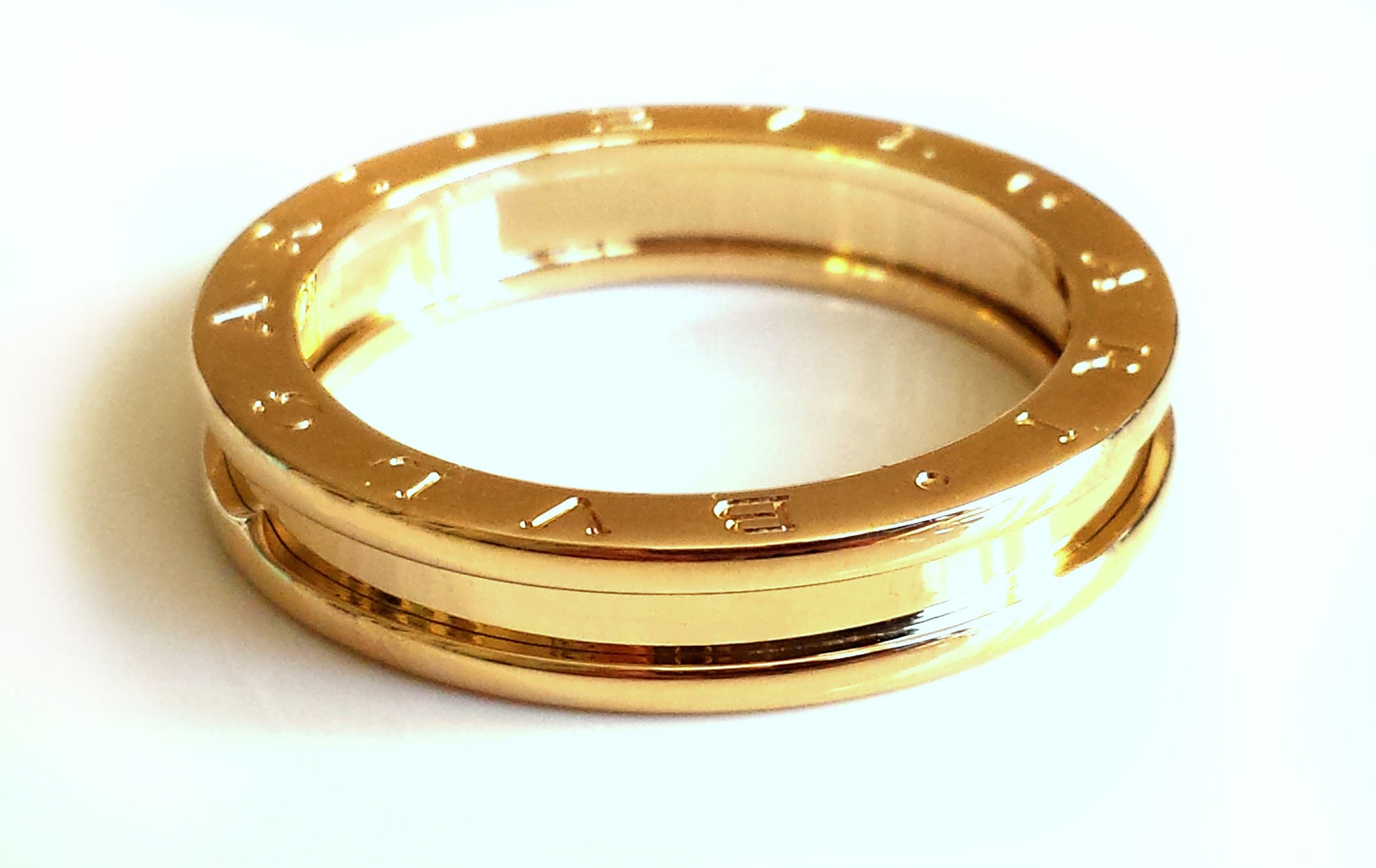 Bulgari Bvlgari 1 Band BZero1 Ring in 18k Yellow Gold, Size 64