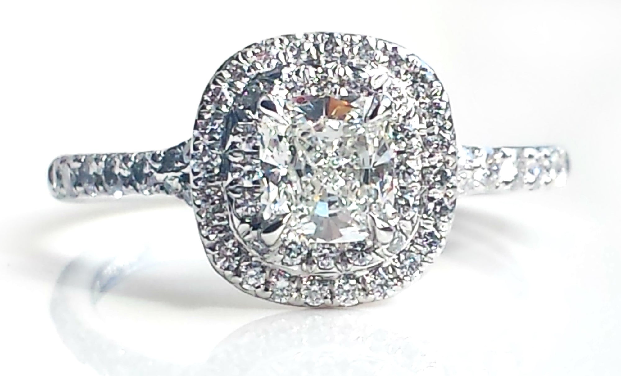 Tiffany & Co. 0.86tcw G/VVS1 Soleste Diamond Engagement Ring