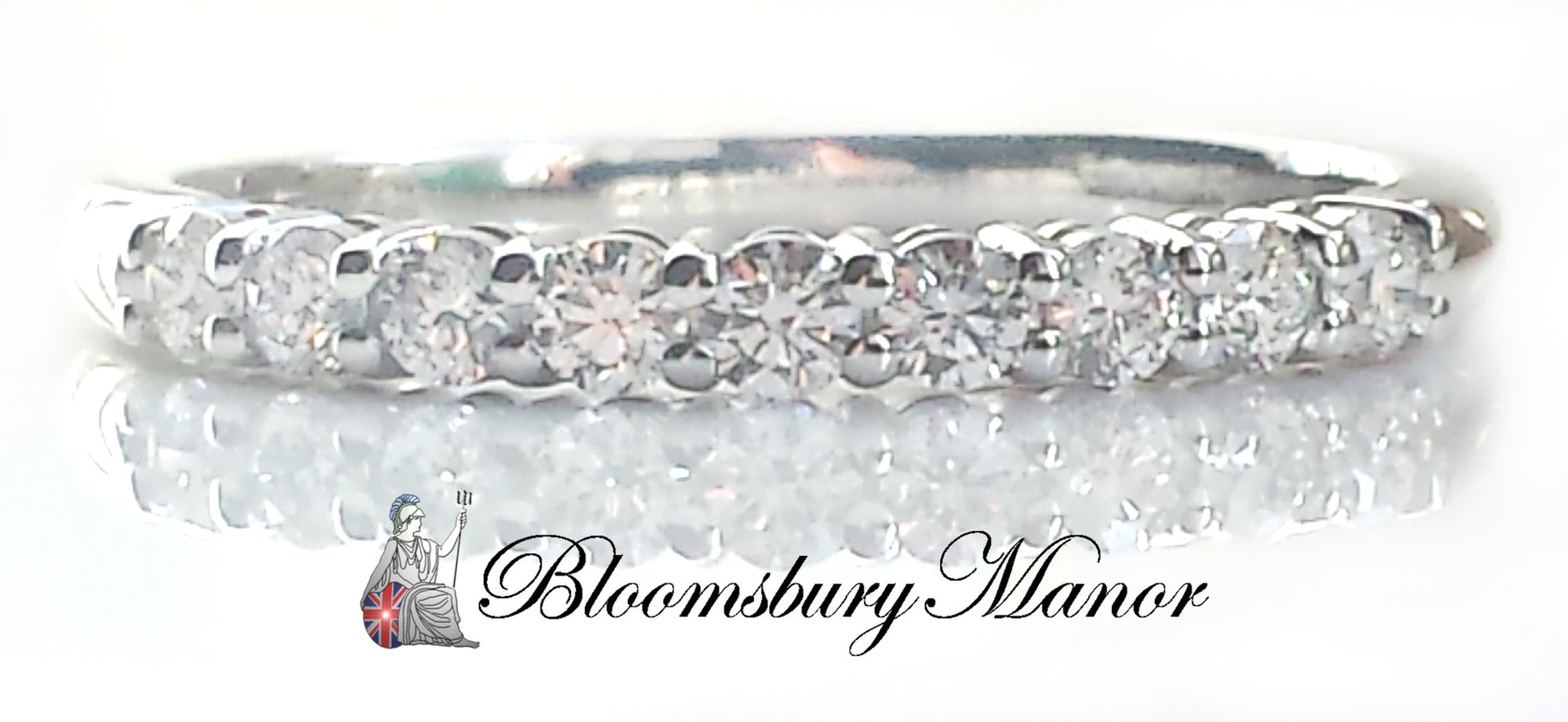 Tiffany & Co. Shared Setting 0.27ct Diamond Wedding / Eternity Ring, 2.2mm