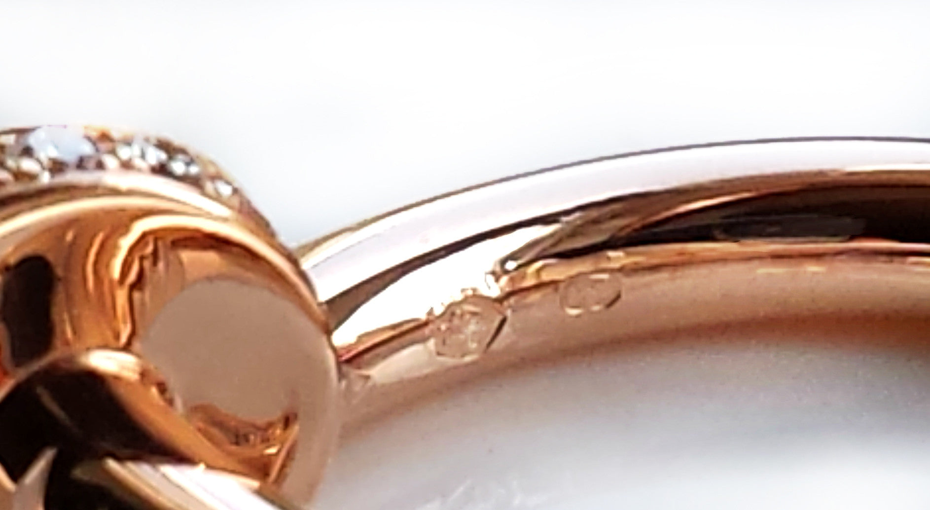 Cartier 18k Rose / Pink Gold & Diamond 'Juste Un Clou' Ring, Size 53