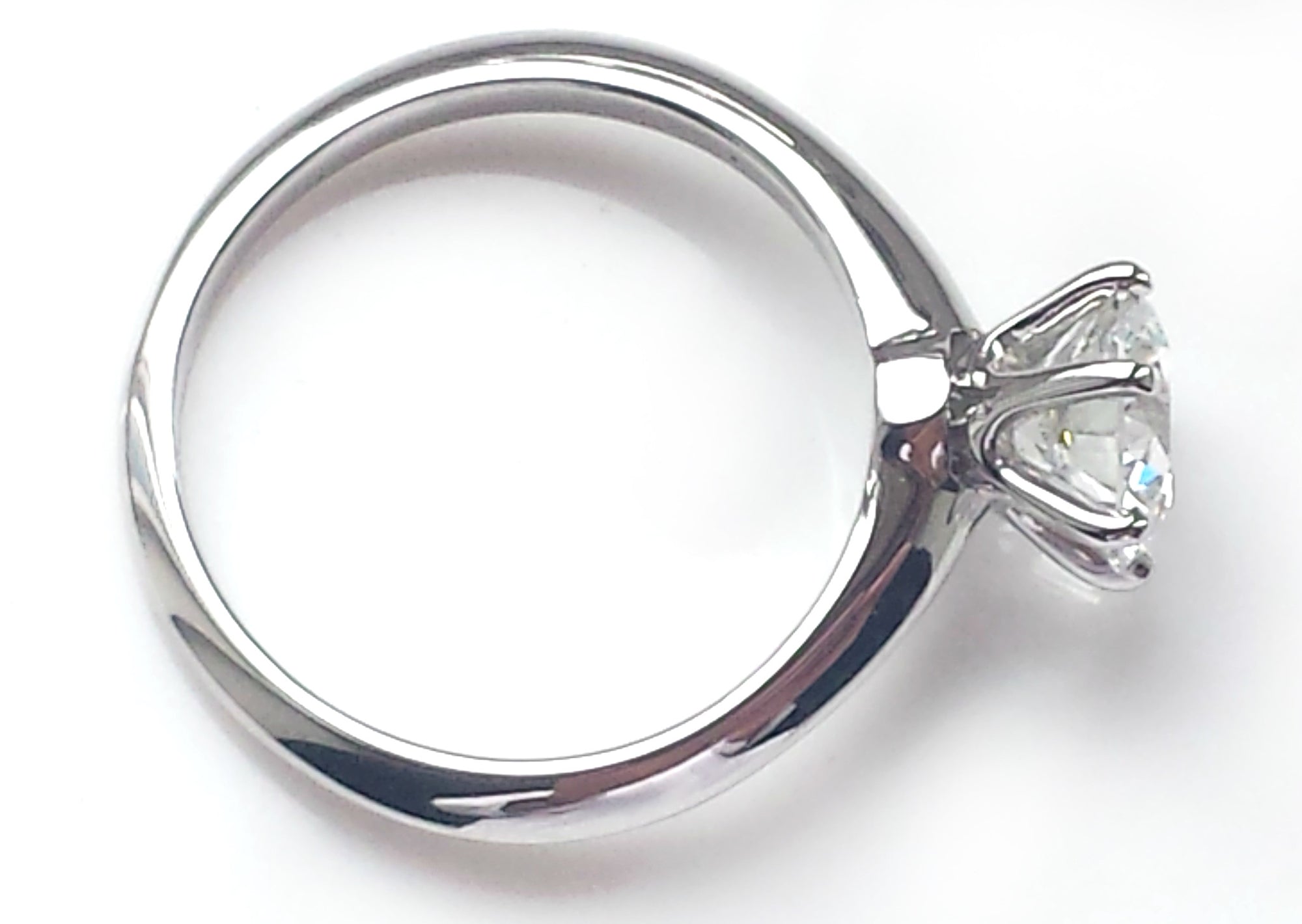 Tiffany & Co. 1.43ct G/SI1 Round Brilliant Cut Diamond Engagement Ring Triple XXX