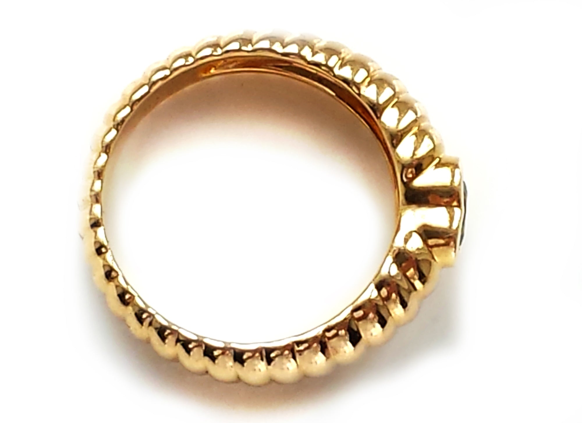 Tiffany & Co. Vintage Heart-Shaped Peridot Ring in 18k Yellow Gold
