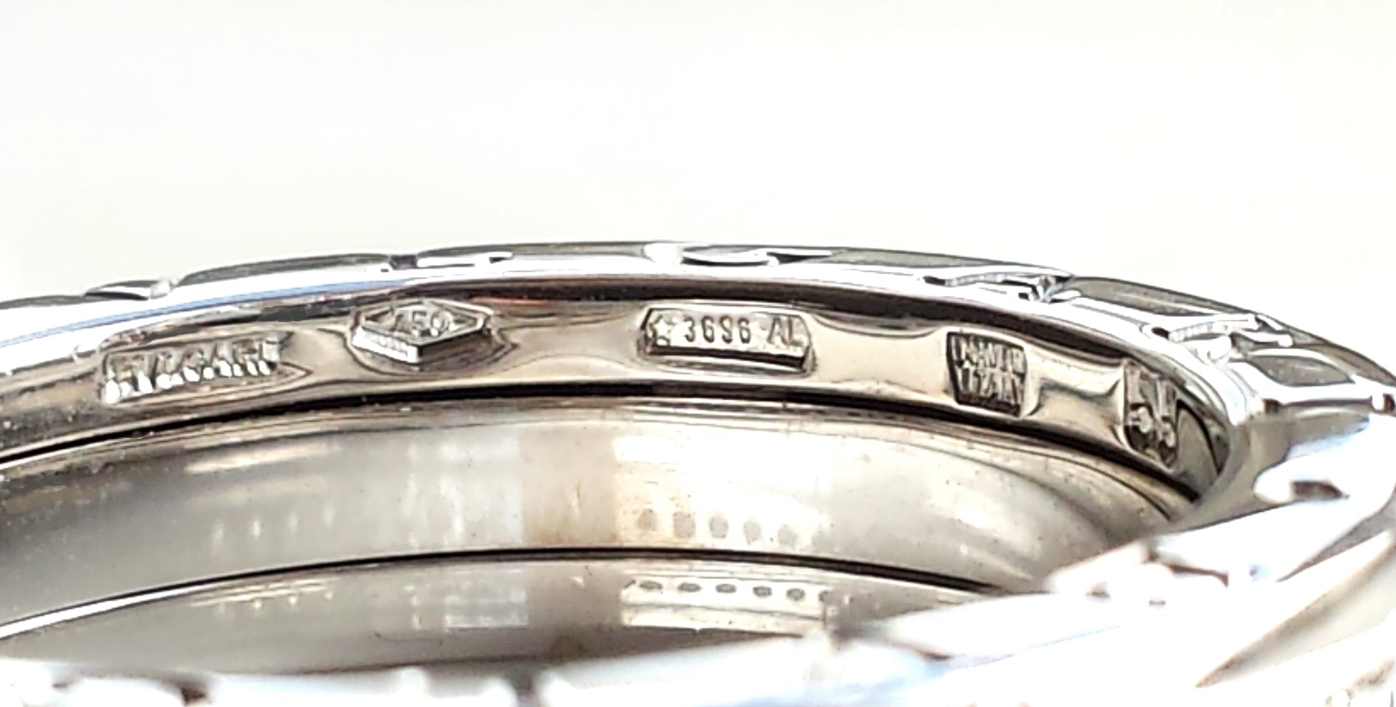 Bulgari BZero1 Pavé 0.38ct Diamond Engagement Ring in 18k White Gold, Size O