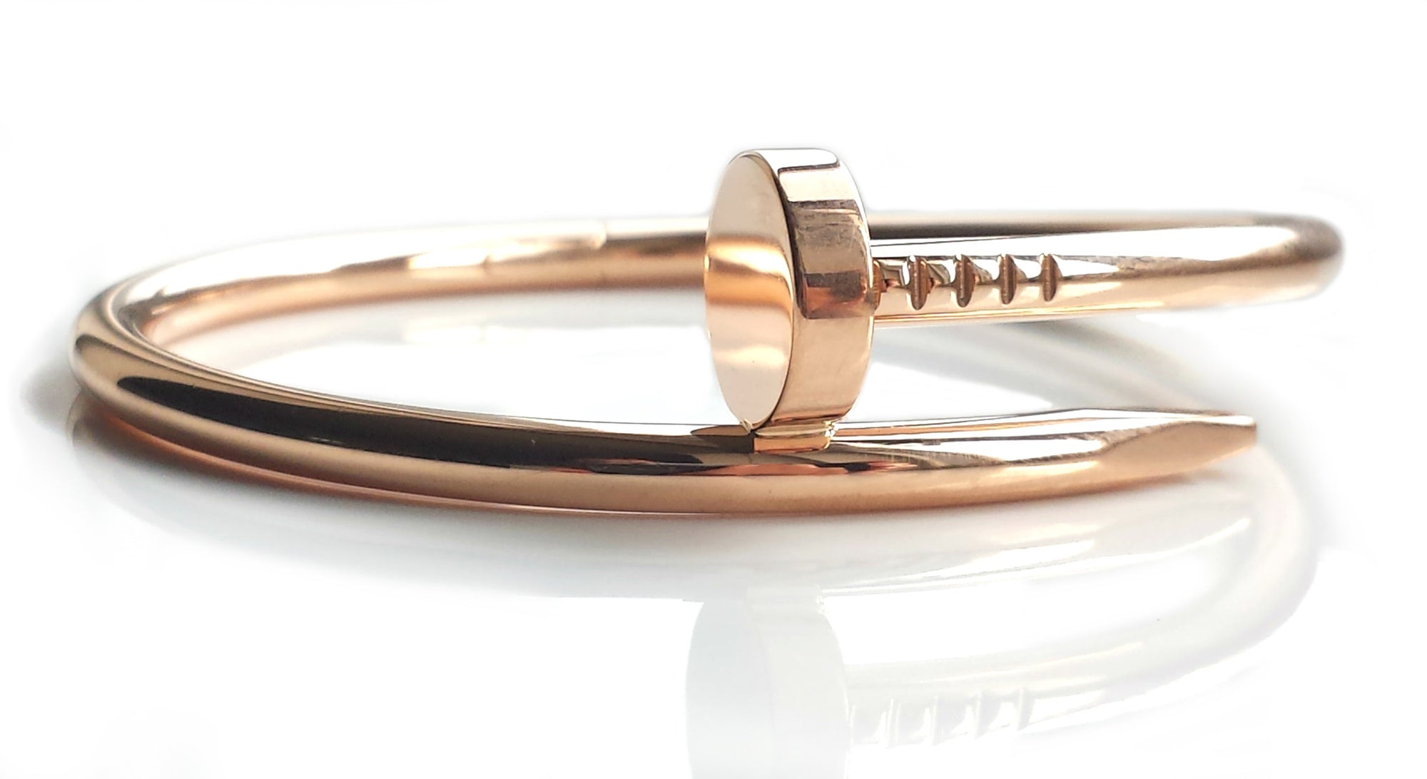 Cartier 18k Rose Gold Juste Un Clou Bangle/Bracelet SZ 15