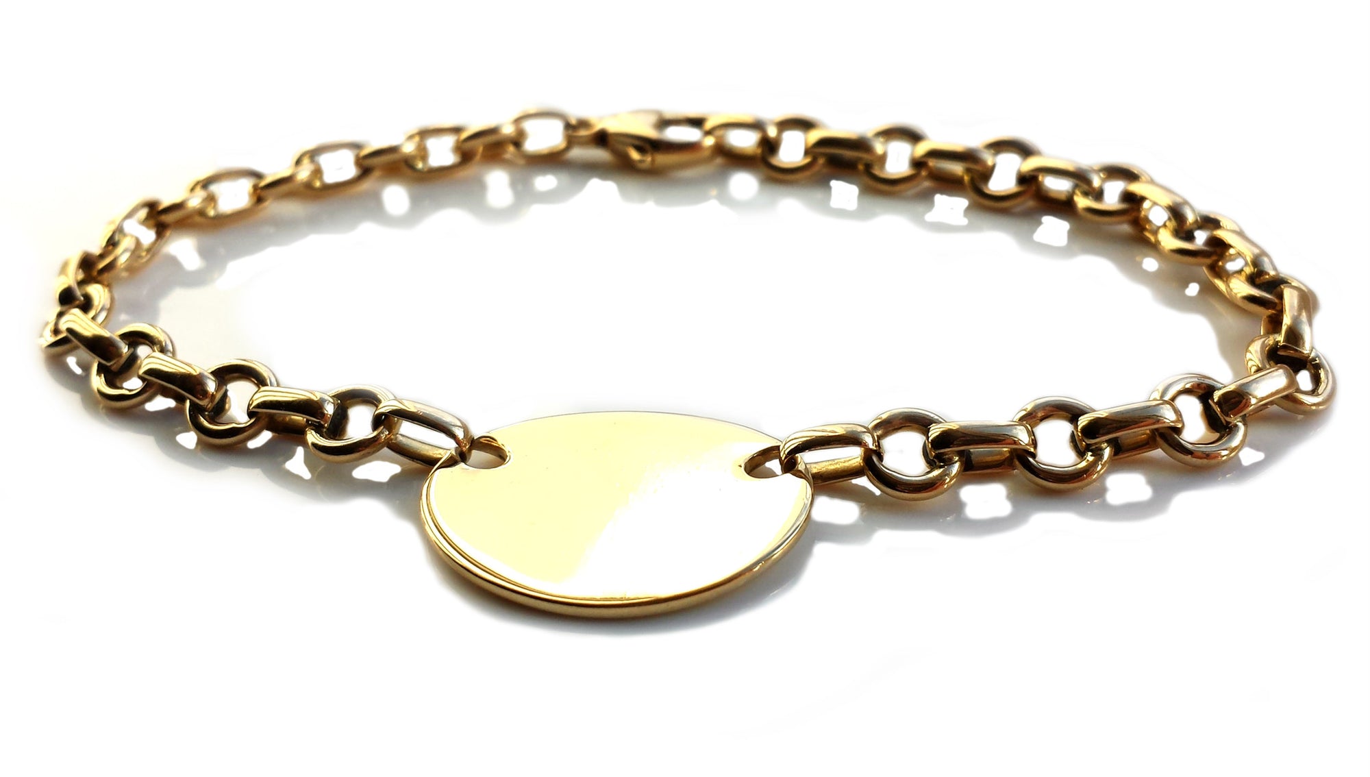 Tiffany & Co. Return to Tiffany® 18k Yellow Gold Tag Bracelet, 8 inches