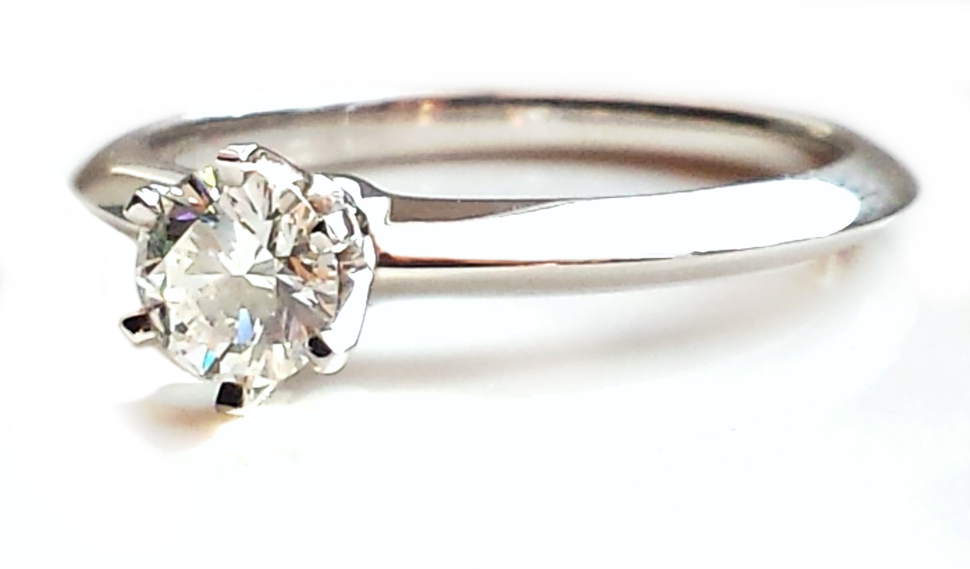 Tiffany & Co .42ct H/VVS1 Solitaire Diamond Engagement Ring