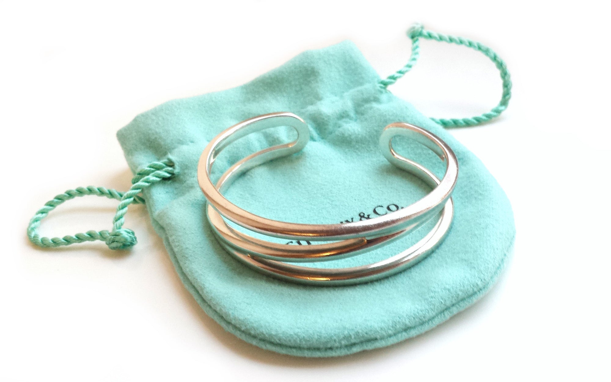 Tiffany & Co. Zig Zag Bracelet Sterling Silver – Small with Pouch