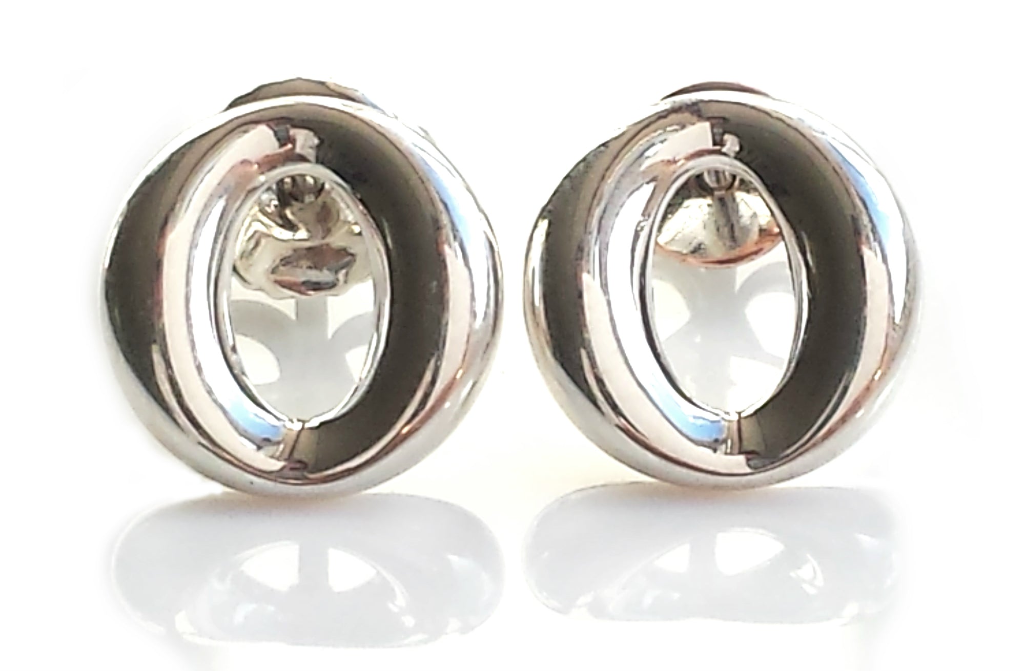 Tiffany & Co Sterling Silver Sevillana O Earrings