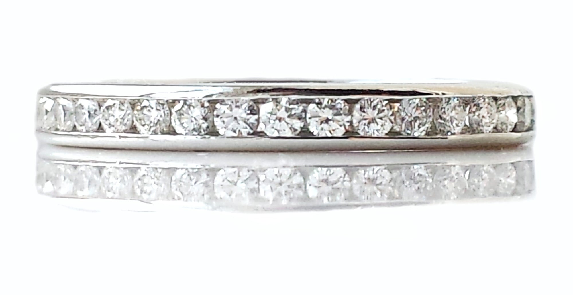 Tiffany & Co. 2.5mm 0.56ct Full Diamond Wedding / Eternity Ring, Size M