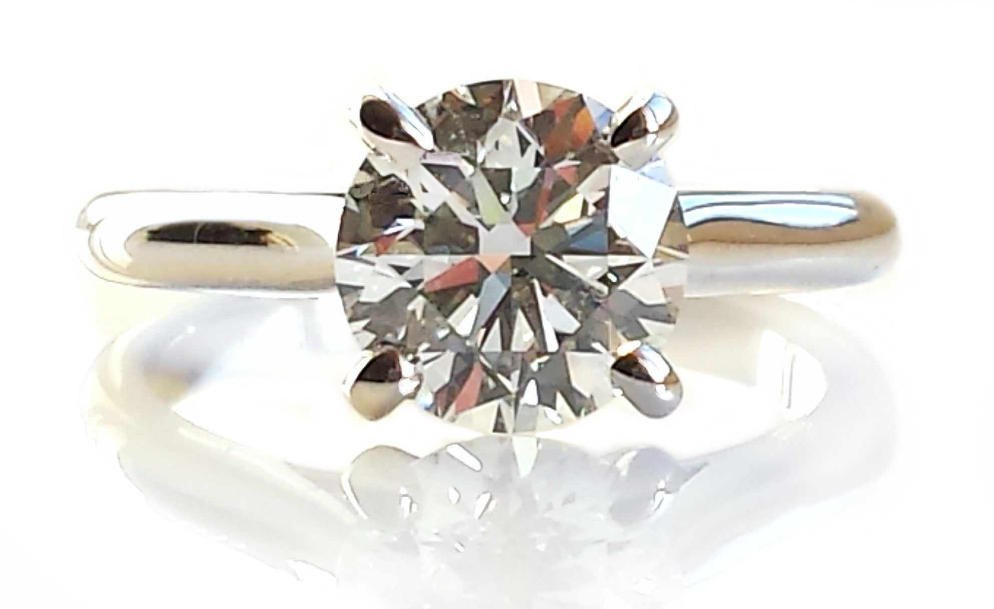 Cartier 1.81ct G/VS1 1895 'Triple X' Round Brilliant Cut Diamond Engagement Ring