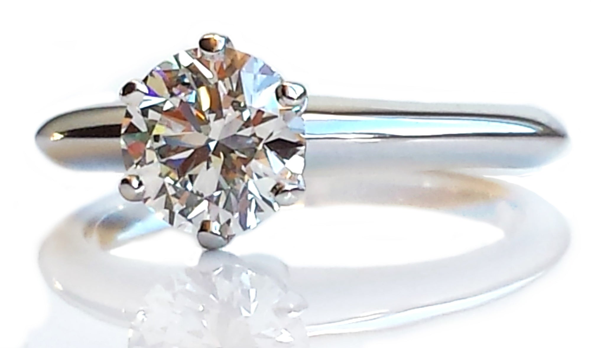 Tiffany & Co. 1.10ct H/VVS2 'Triple X' Round Brilliant Cut Diamond Engagement Ring