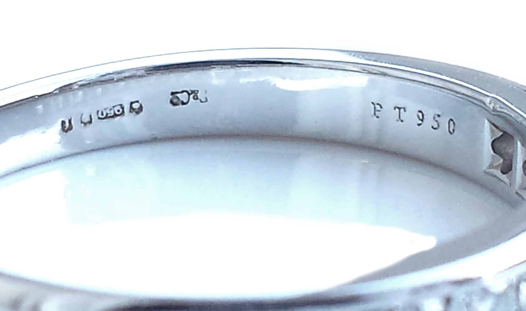 Tiffany & Co 3mm Channel Set Diamond Wedding Eternity Band Ring SZ N