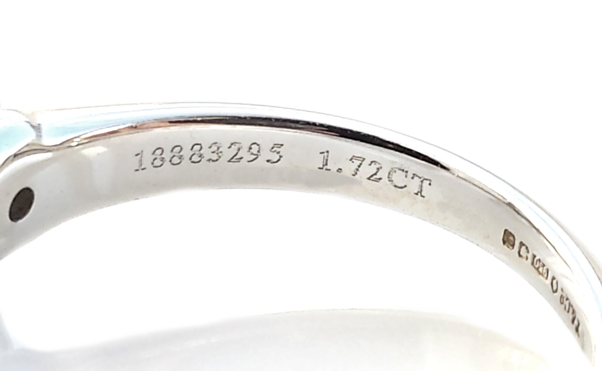 Tiffany & Co. 1.72ct I/VVS2 'Triple X' Round Brilliant Cut Diamond Engagement Ring