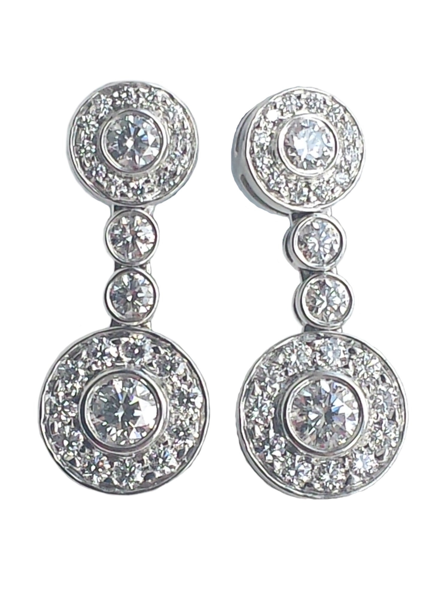 Tiffany & Co. 1.50ct Diamond Circlet Earrings in Platinum
