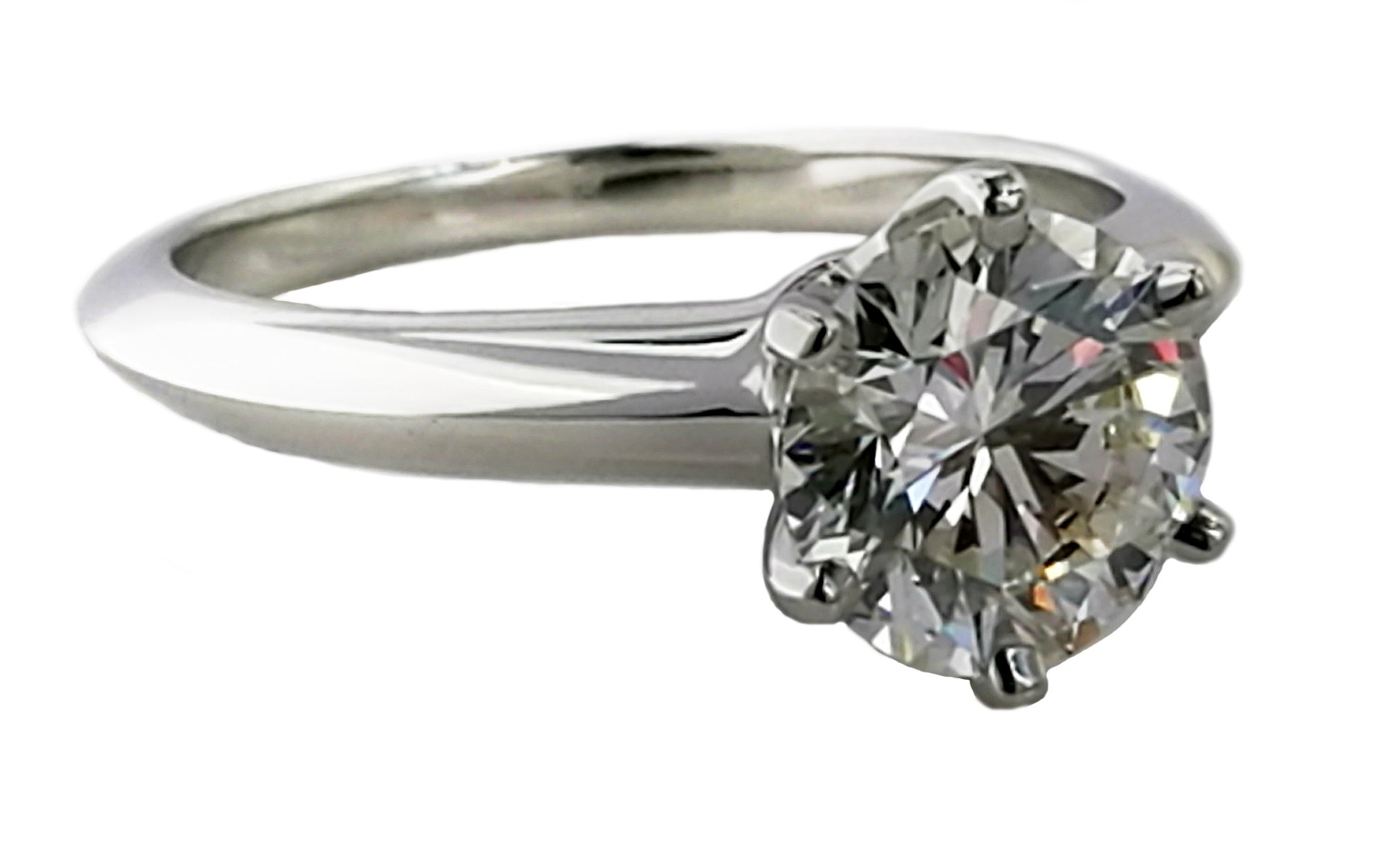 Tiffany & Co 1.27ct I/VS1 Round Brilliant Engagement Ring RRP £19000