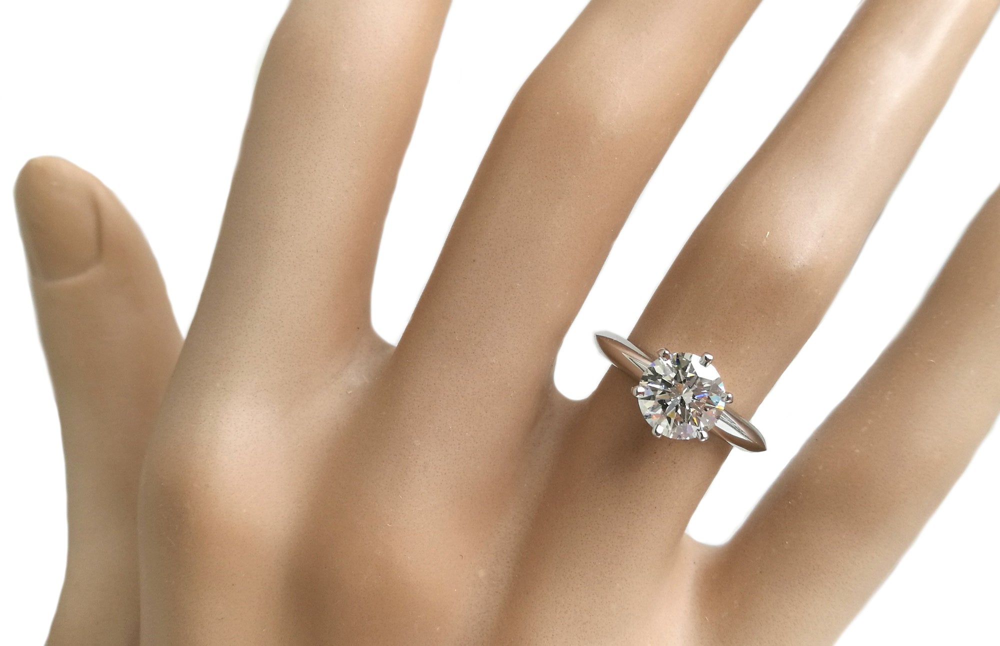 Tiffany & Co 1.27ct I/VS1 Round Brilliant Engagement Ring RRP £19000