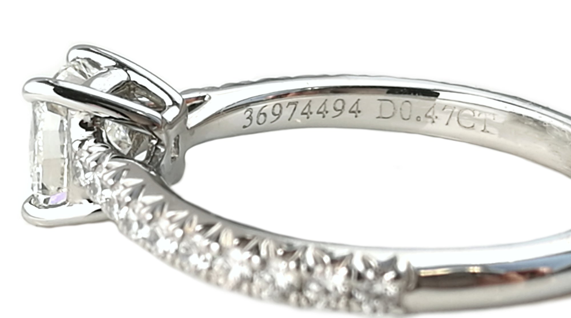 Tiffany & Co. 0.63tcw G/VS2 'Triple-X' Novo® Diamond Solitaire Engagement Ring