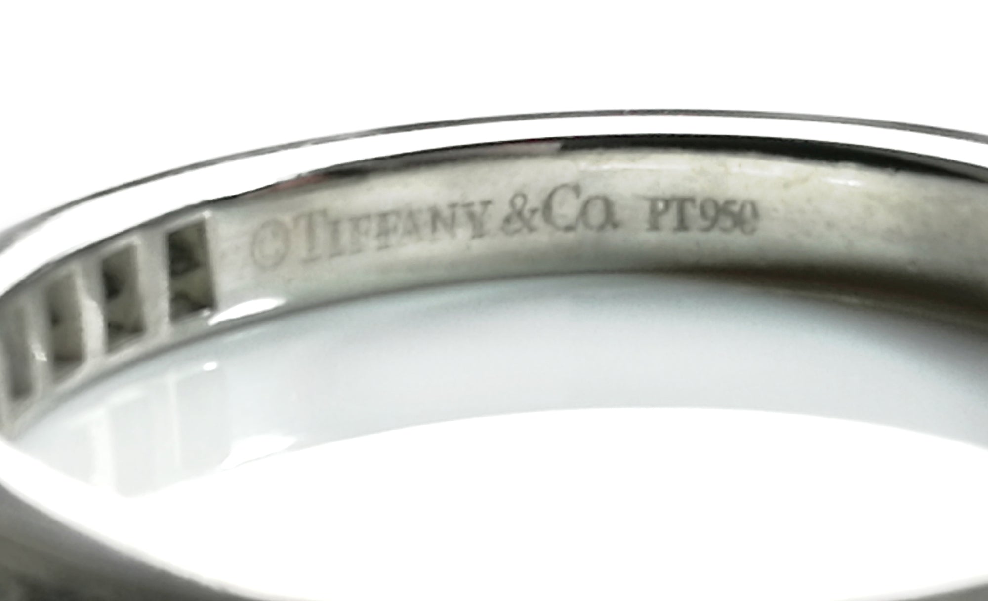 Tiffany & Co Diamond Grace 2mm Wedding Band SZ K