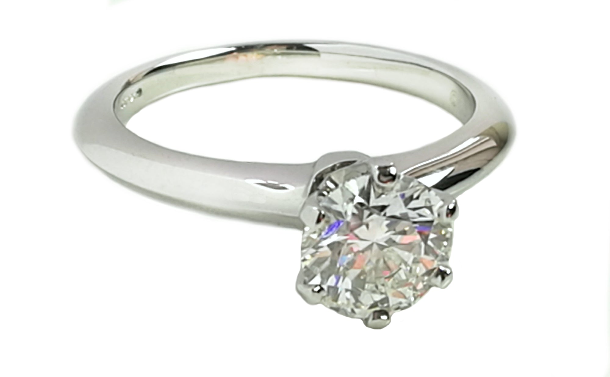 Tiffany & Co. 1.15ct H/VS1 Round Brilliant Cut Diamond Engagement Ring