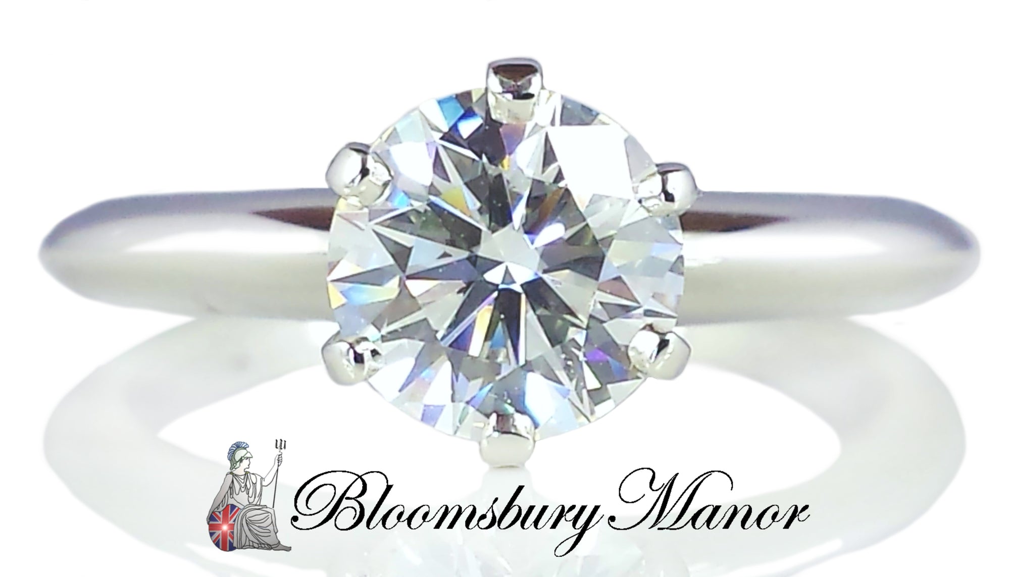Tiffany & Co. 1.15ct H/VS1 Round Brilliant Cut Diamond Engagement Ring