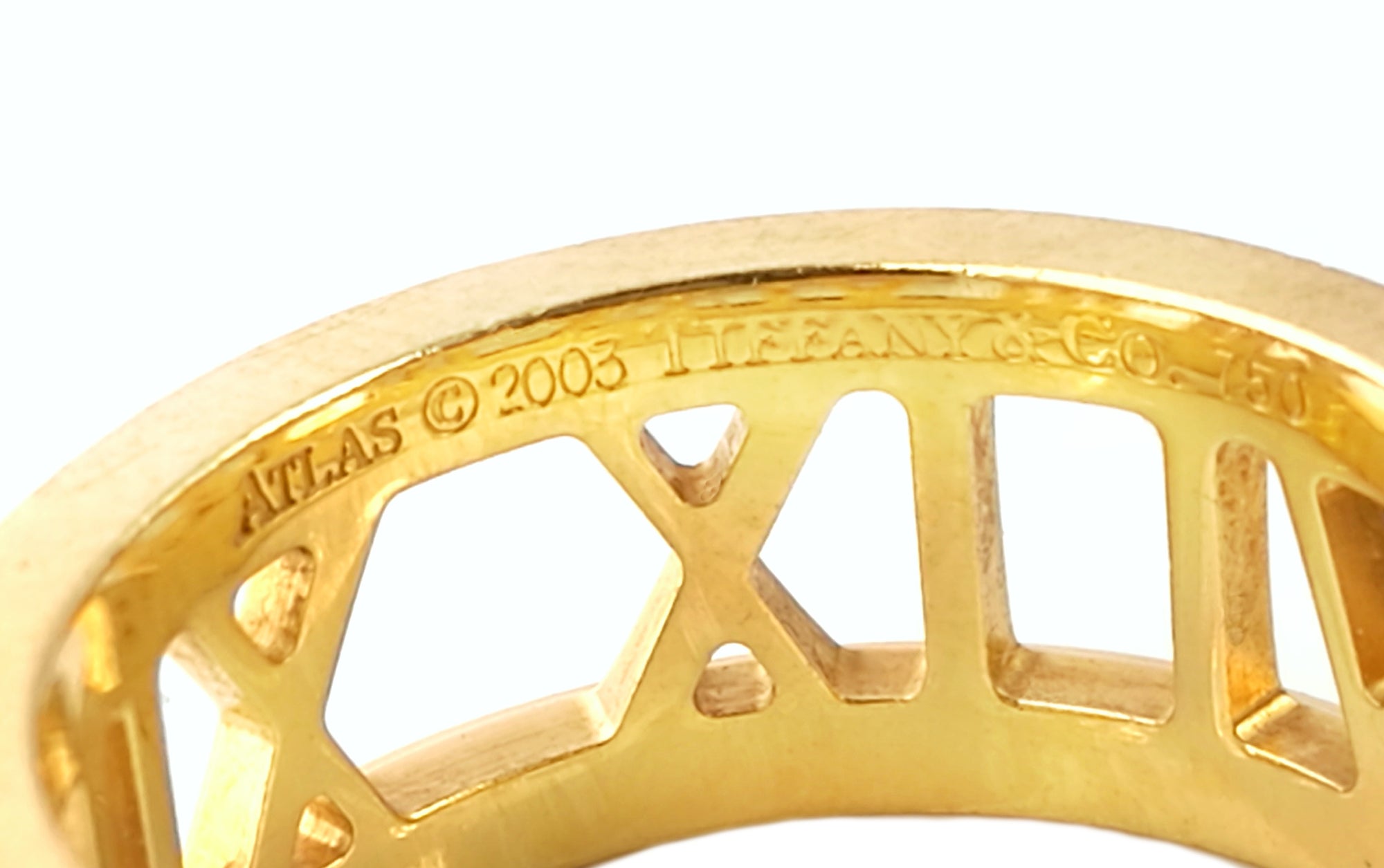 Tiffany & Co. Open Atlas Ring in 18k Yellow Gold