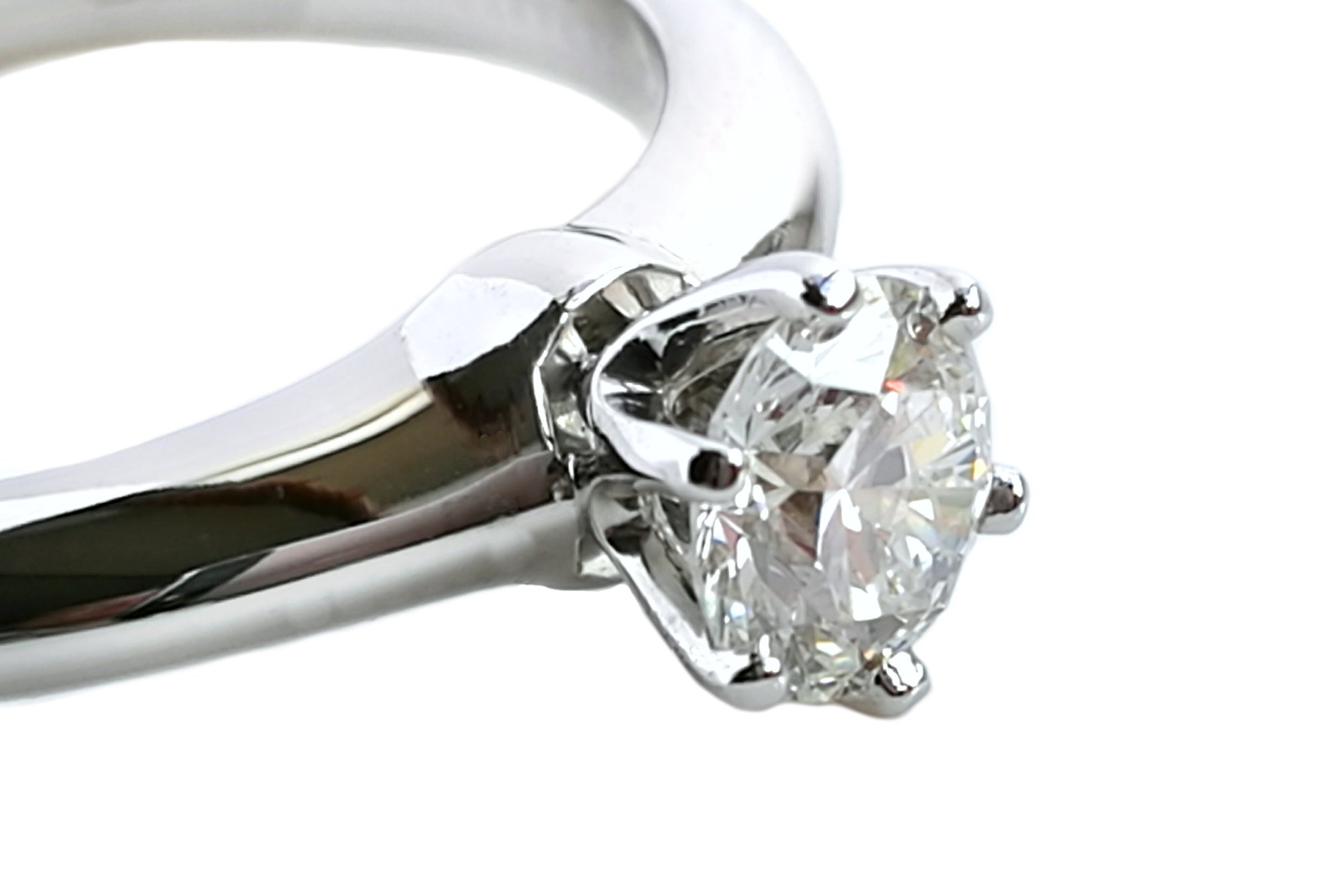 Tiffany & Co. 0.51ct I/VS2 Triple-X Round Brilliant Diamond Engagement Ring