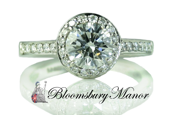 Tiffany & Co. Embrace 1.02ct H/VVS2 Diamond Engagement Ring