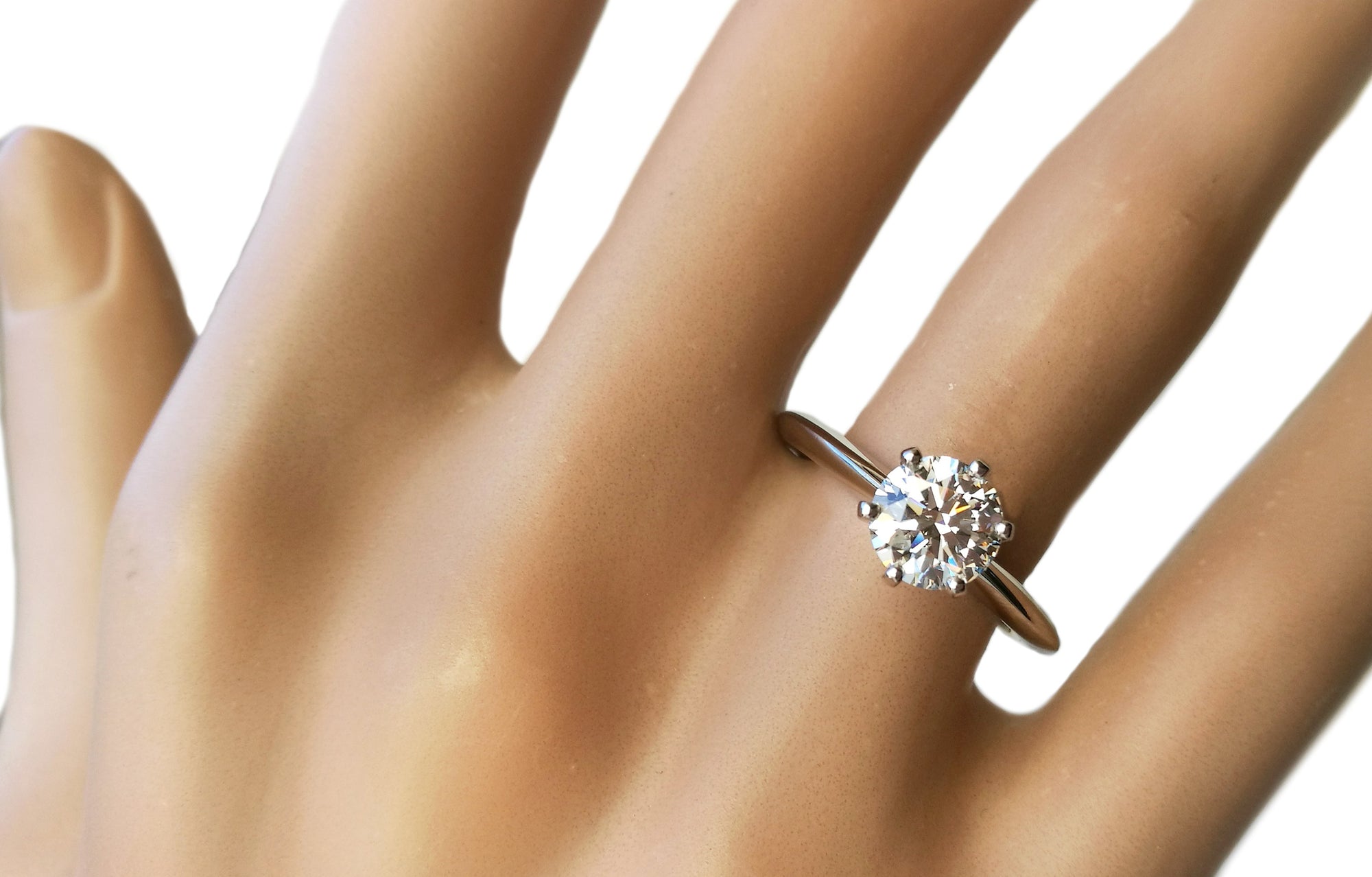 Tiffany & Co. 1.05ct I/VVS2 'Triple X' Brilliant Cut Diamond Engagement Ring