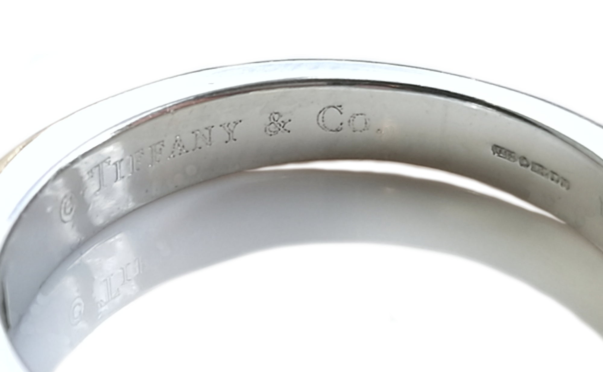 Tiffany & Co. 3mm Princess Cut Diamond Wedding / Eternity Ring