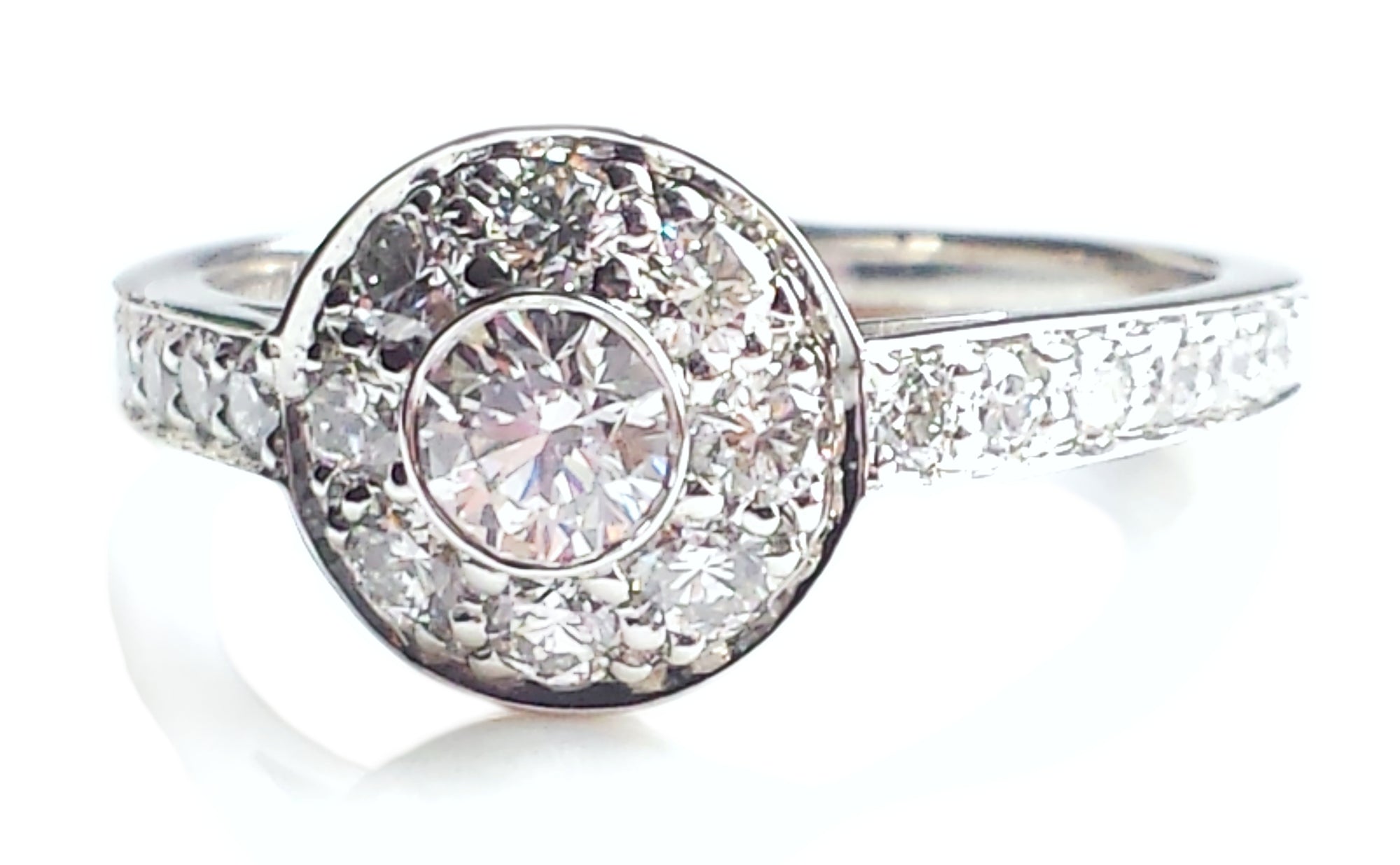 Tiffany & Co. 0.64tcw Circlet Diamond Engagement Ring